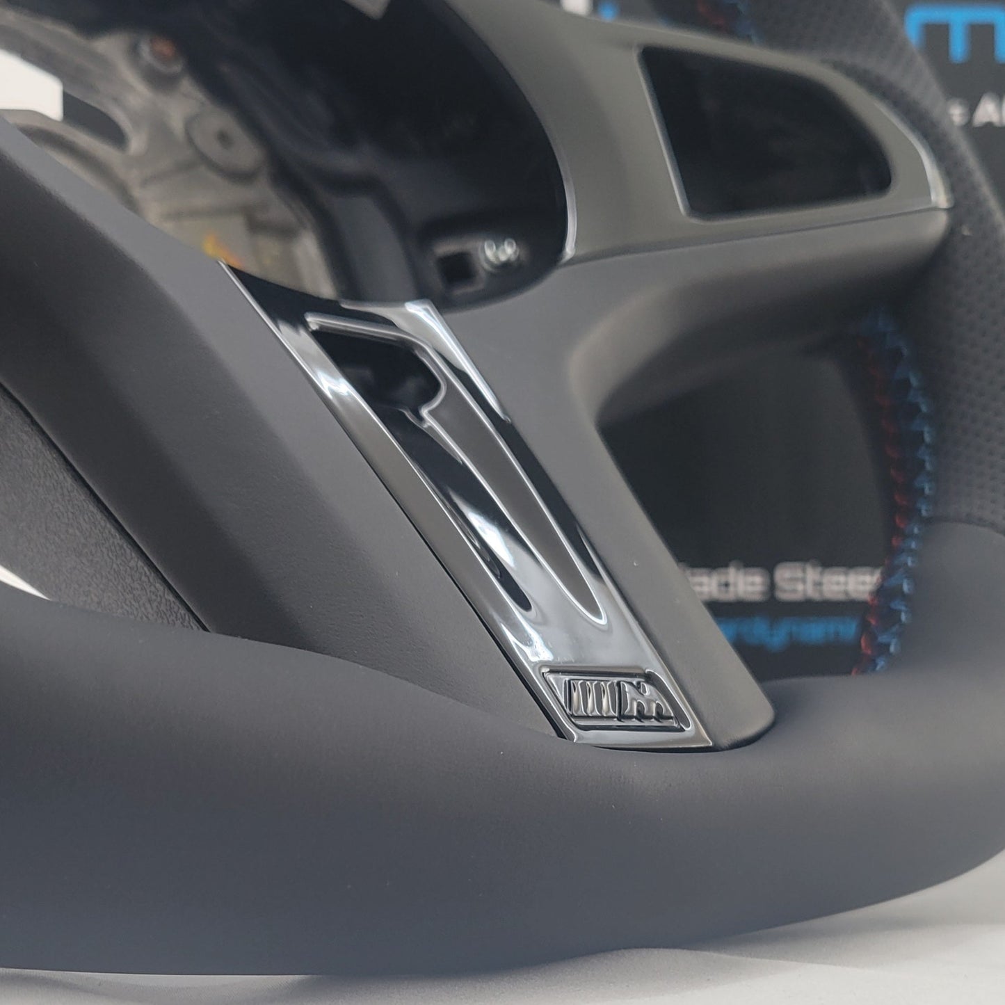 BMW G-Series Leather Steering Wheel | Gloss Black Edition