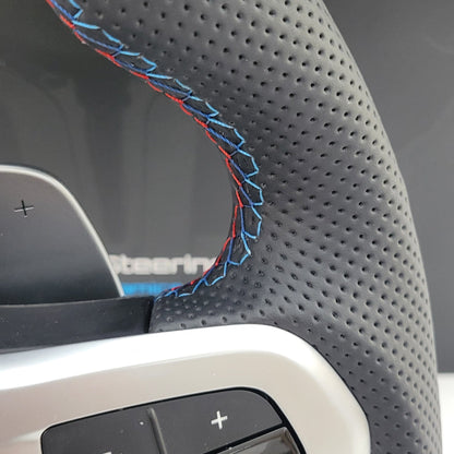 BMW G-Series Leather Steering Wheel | M-Sport Alpine White Edition