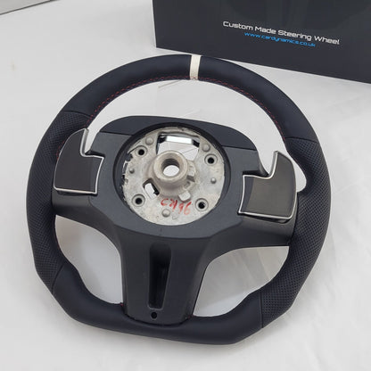 BMW G-Series Leather Steering Wheel | M-Sport Alpine White Edition