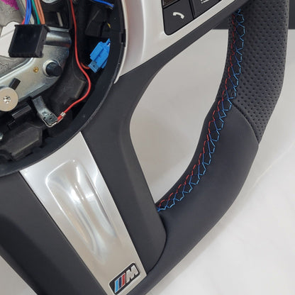 BMW G-Series Leather Steering Wheel | M-Sport Alpine White Edition