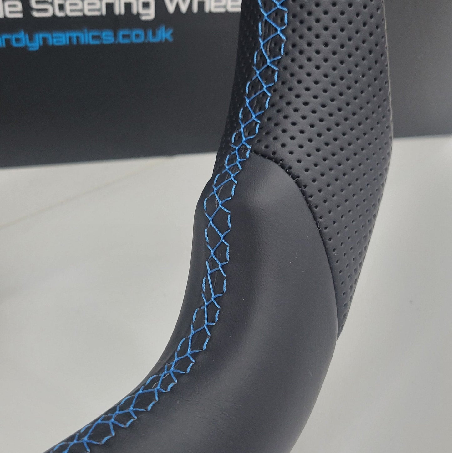 BMW F-Series Leather Steering Wheel Core | Laguna Seca Blue Edition