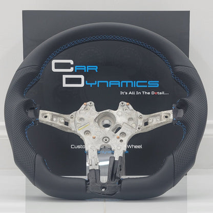 BMW F-Series Leather Steering Wheel Core | Laguna Seca Blue Edition