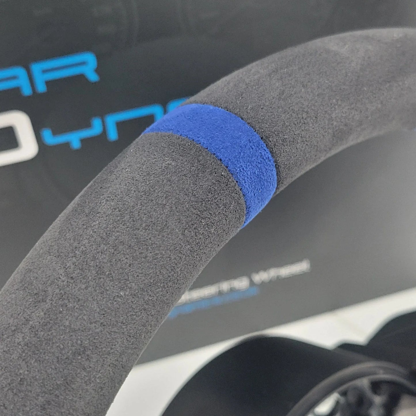 BMWMPerformanceAlcantara_GlossCarbonFibreMBlueEditionFlatBottomSteeringWheelF-Series_2 - Car Dynamics 