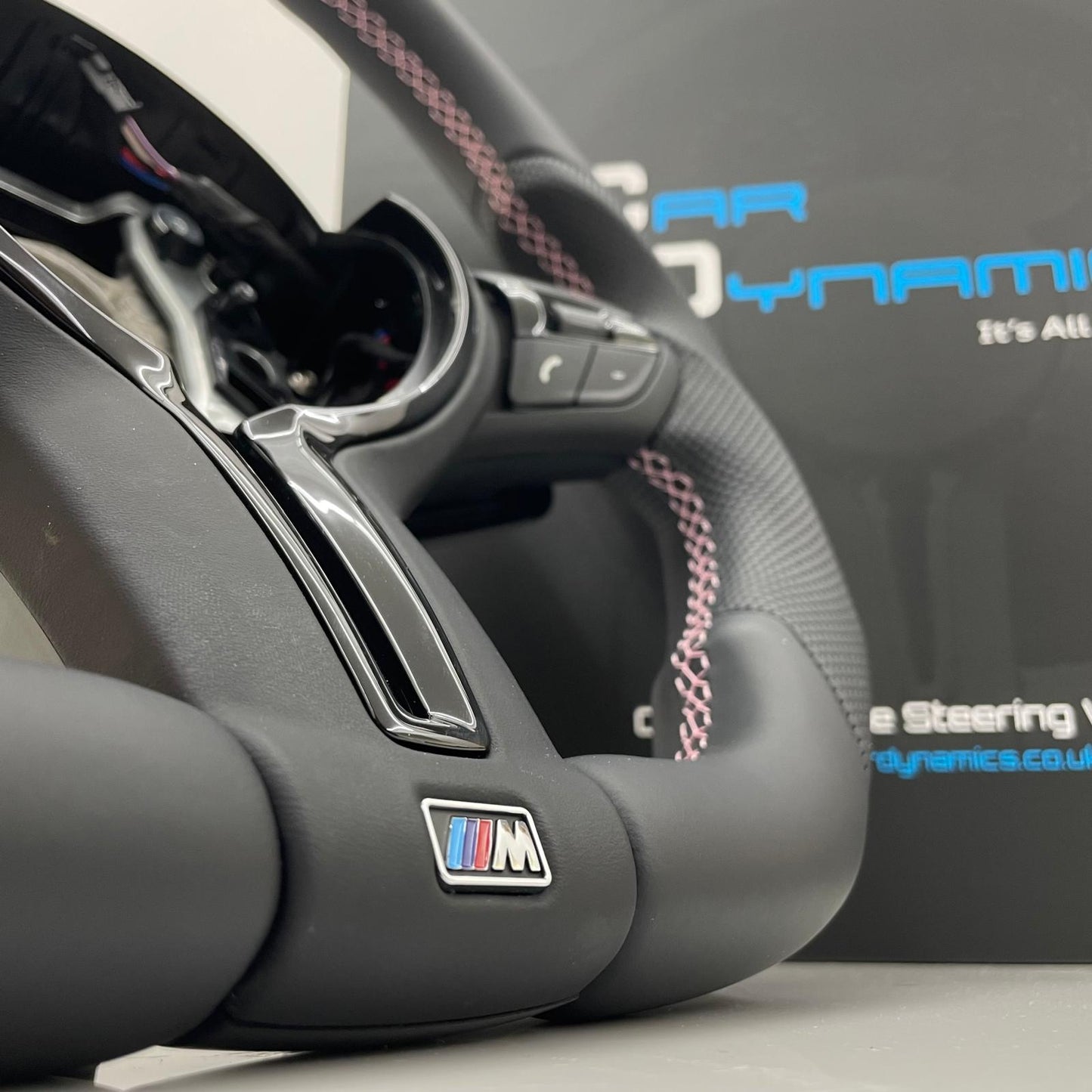 BMW M Performance  | Pretty Pink Edition | Flat Bottom Steering Wheel  F-Series