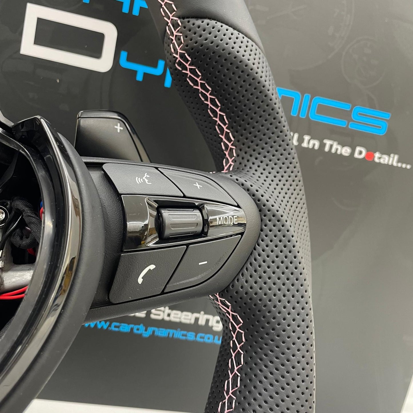 BMW M Performance  | Pretty Pink Edition | Flat Bottom Steering Wheel  F-Series