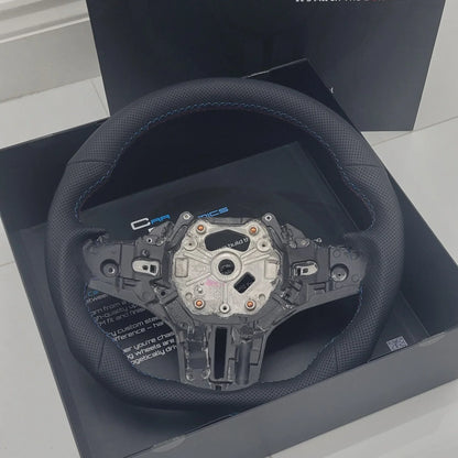 BMWPerforatedLeatherFlatBottomSteeringWheelF_GSeriesCarDynamics_6 - Car Dynamics 