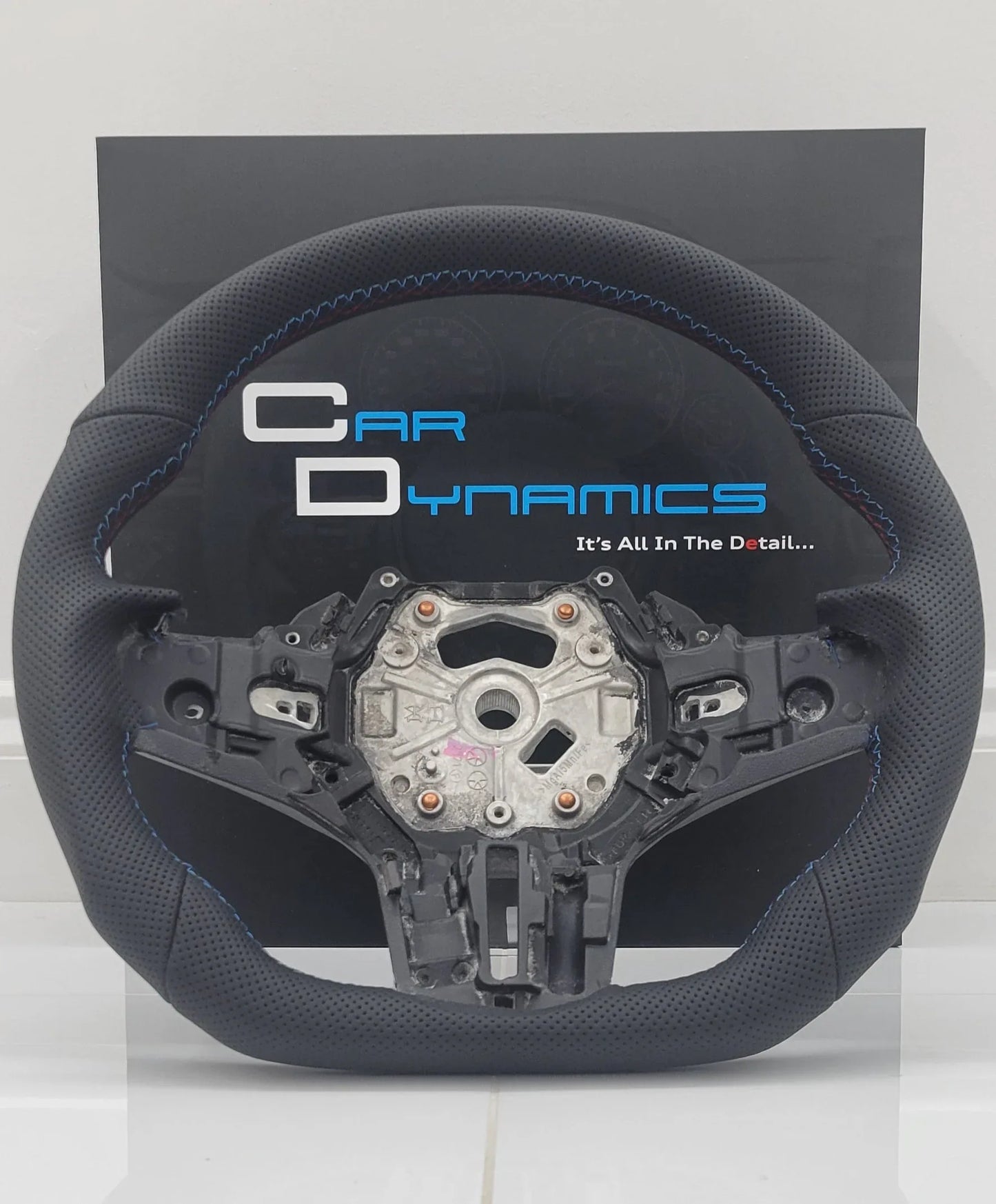 BMWPerforatedLeatherFlatBottomSteeringWheelF_GSeriesCarDynamics_7 - Car Dynamics 