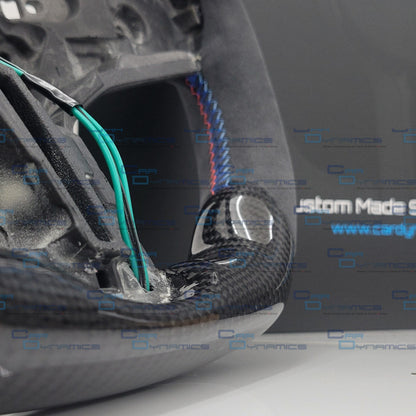 BMW Steering Wheel Carbon Fibre & Alcantara Core Flat Bottom F&G-Series Edition G20 G30 G80 G82 G02 F40