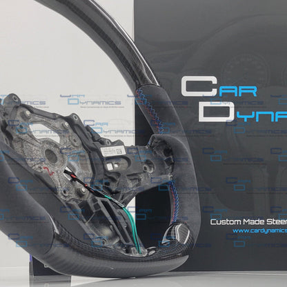 BMW Steering Wheel Carbon Fibre & Alcantara Core Flat Bottom F&G-Series Edition G20 G30 G80 G82 G02 F40