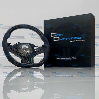 BMW Steering Wheel Carbon Fibre & Alcantara Core Flat Bottom F&G-Series Edition G20 G30 G80 G82 G02 F40