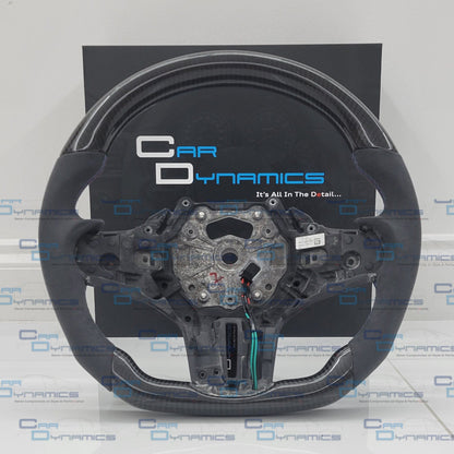 BMW Steering Wheel Carbon Fibre & Alcantara Core Flat Bottom F&G-Series Edition G20 G30 G80 G82 G02 F40