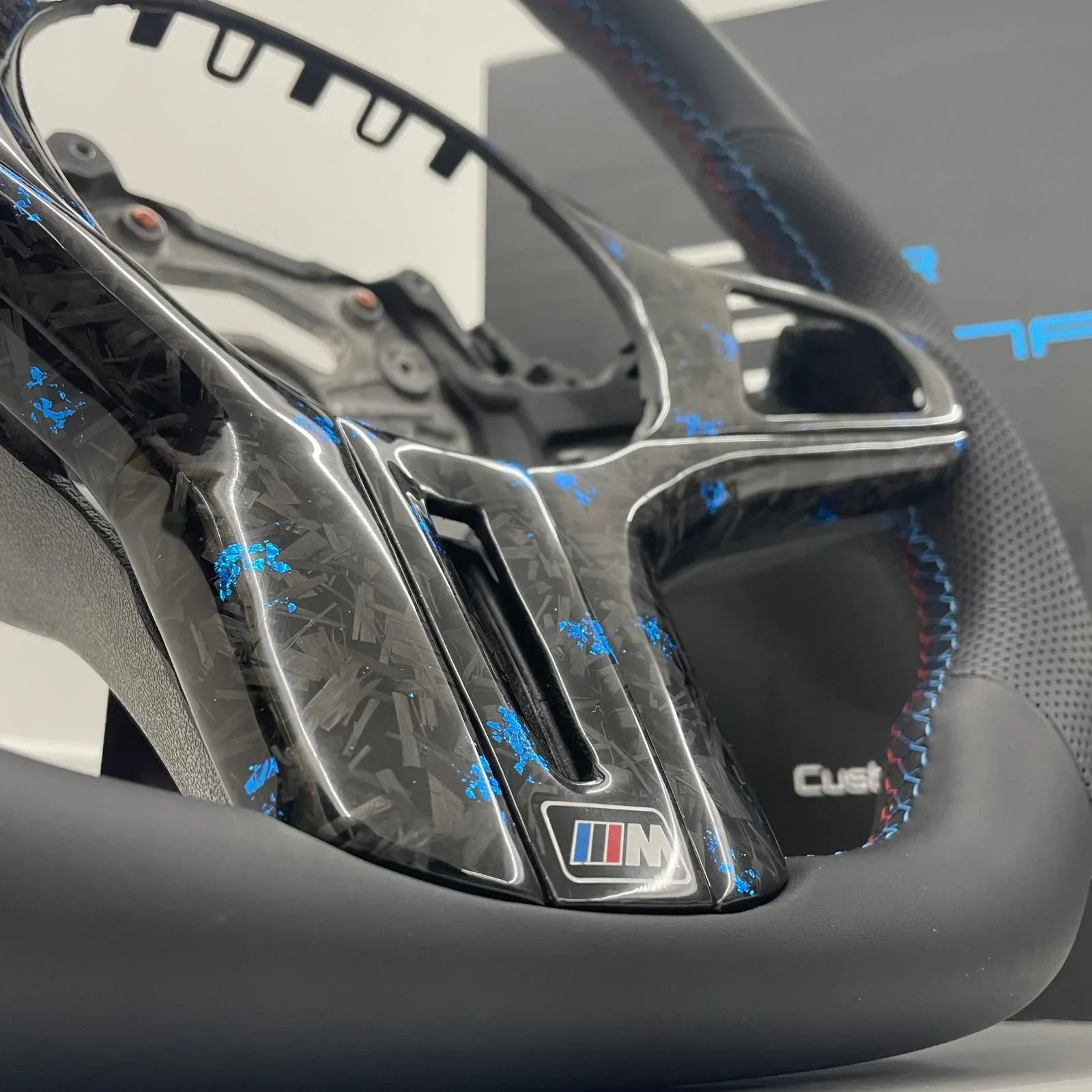 BMWSteeringWheelFlatBottomEstorilBlueForgedCarbonFibreEditionF_G-SeriesG20G30G80G82G02F40Cardynamics_15 - Car Dynamics 