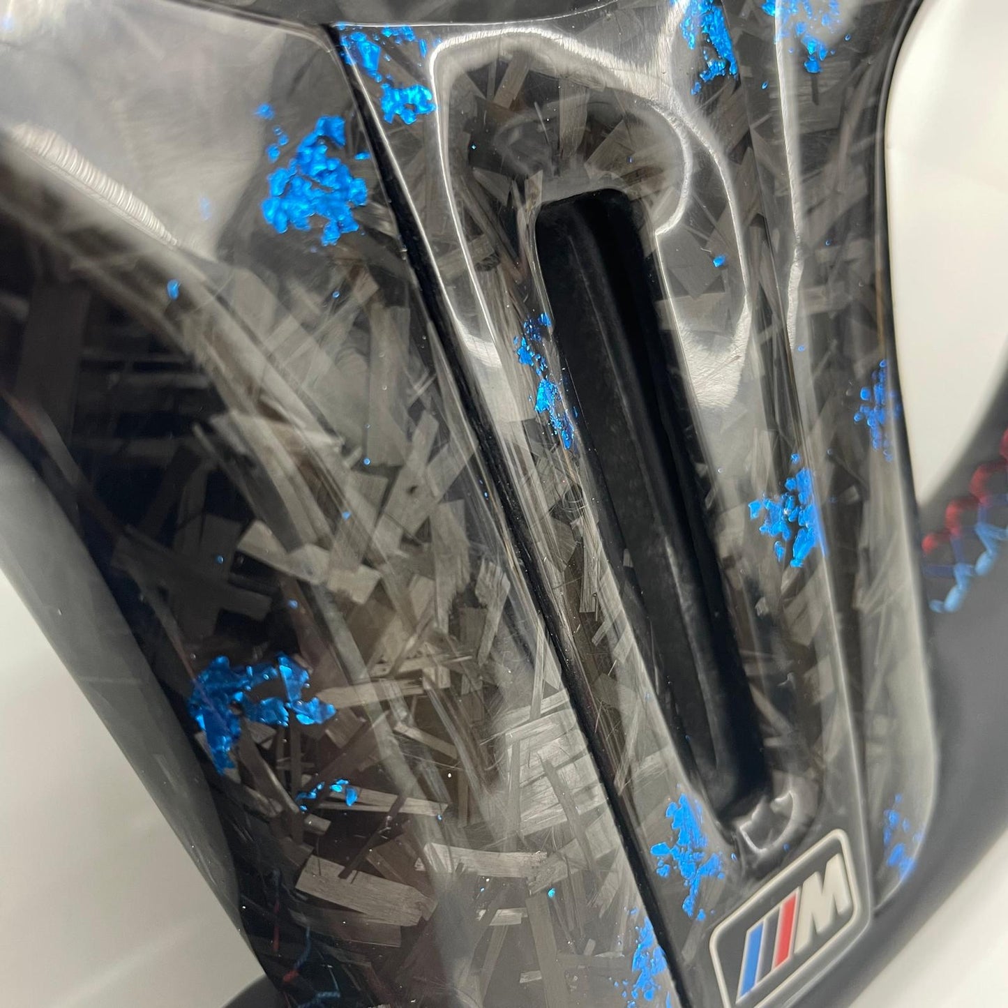 BMW Steering Wheel Flat Bottom | Estoril Blue Forged Carbon Fibre Edition | F&G-Series G20 G30 G80 G82 G02 F40