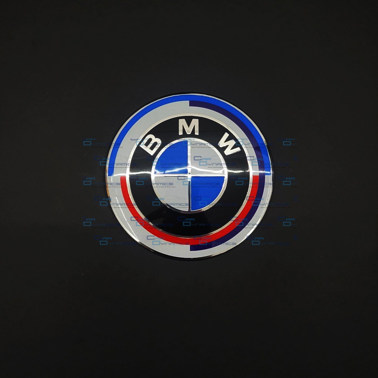 50th Anniversary 2 Hole Bonnet & Boot Badge For BMW | 82mm