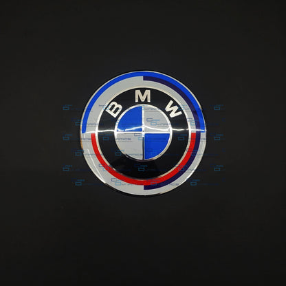 50th Anniversary 2 Hole Bonnet & Boot Badge For BMW | 82mm