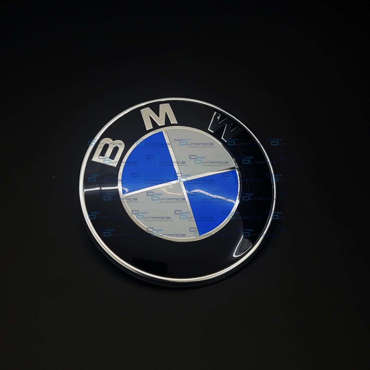 Blue & White Bonnet & Boot Badge | 82mm/74mm 2 Pin For BMW