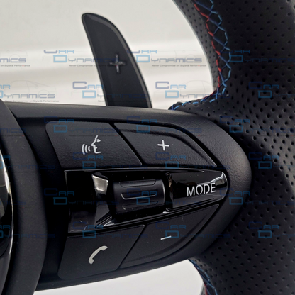 BMW Custom Leather Steering Wheel Flat Bottom M-Tech Blacked out Edition M Sport