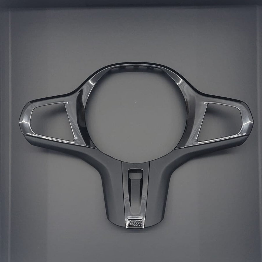 BMW G-Series Blacked Out Steering Wheel Trim