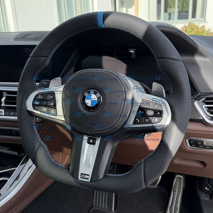 BMW G-Series Leather Steering Wheel Core  Portimao Blue Edition