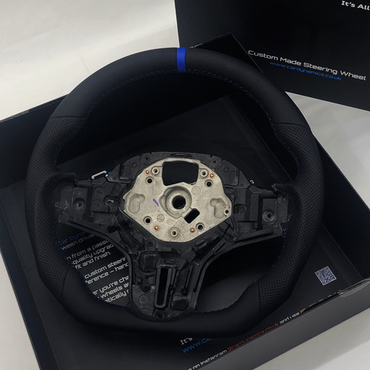 BMW G-Series Leather Steering Wheel Core | San Marino Blue Edition | In Stock