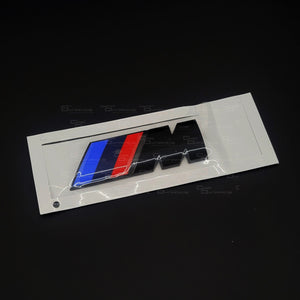M Boot/Tailgate Badge | Gloss Black 90x30mm For Various BMW Models