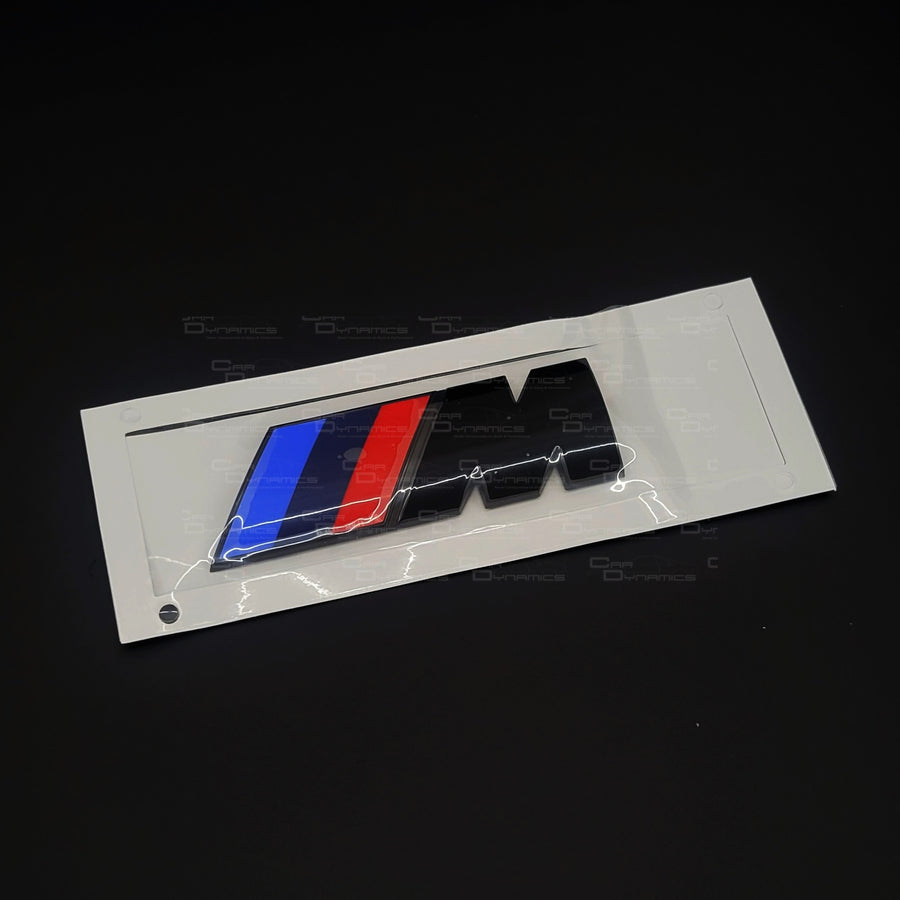 M Fender/Wing Badge | Gloss Black 45x15mm For Various BMW Models
