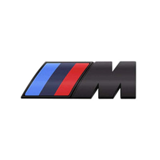 BMW M Badge | Matte Jet Black Edition