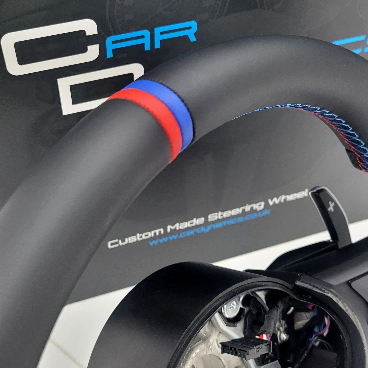 BMW Matte Carbon Steering Wheel With M Tech Stripe