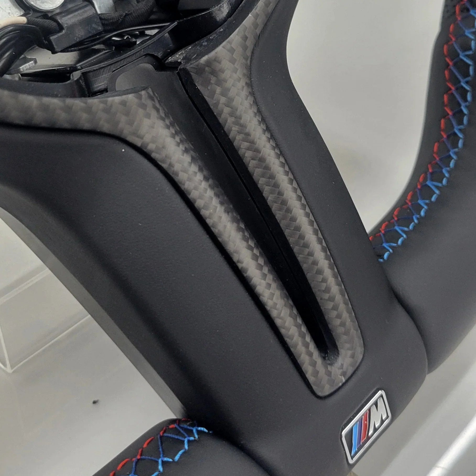 BMW Matte Carbon Steering Wheel With M Tech Stripe