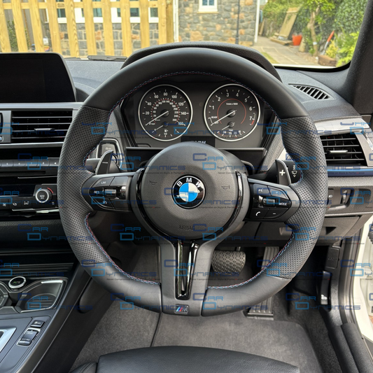 BMW Custom Leather Steering Wheel M-Tech Gloss Black Edition M Sport