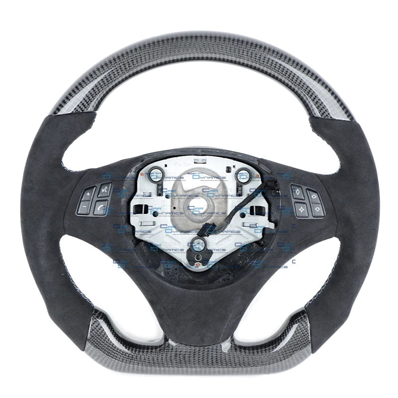 BMW E90 / E91 / E92 / E93 Carbon & Alcantara Steering Wheel | M Power Edition