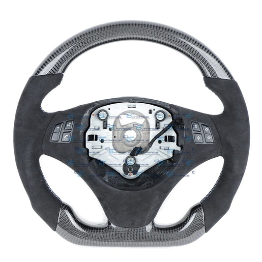 BMW E90 / E91 / E92 / E93 Carbon & Alcantara Steering Wheel | M Power Edition
