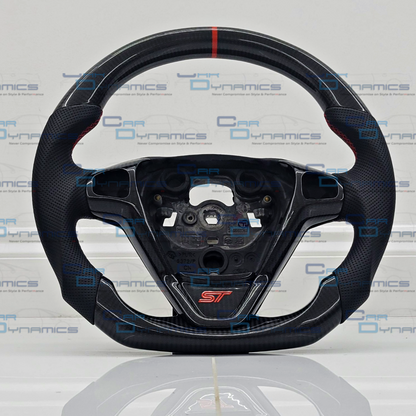 Ford Fiesta Custom Carbon Fibre Steering Wheel Red Edition MK7 MK7.5 2009-2017