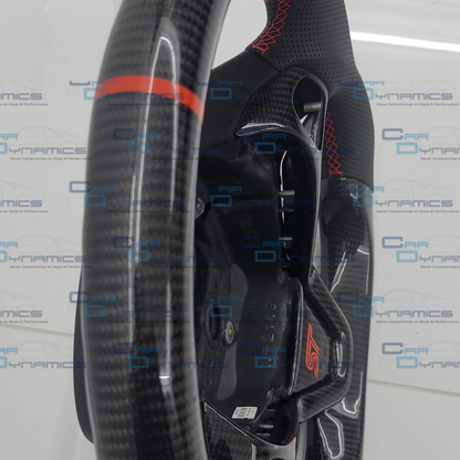 Ford Fiesta Custom Carbon Fibre Steering Wheel Red Edition MK7 MK7.5 2009-2017
