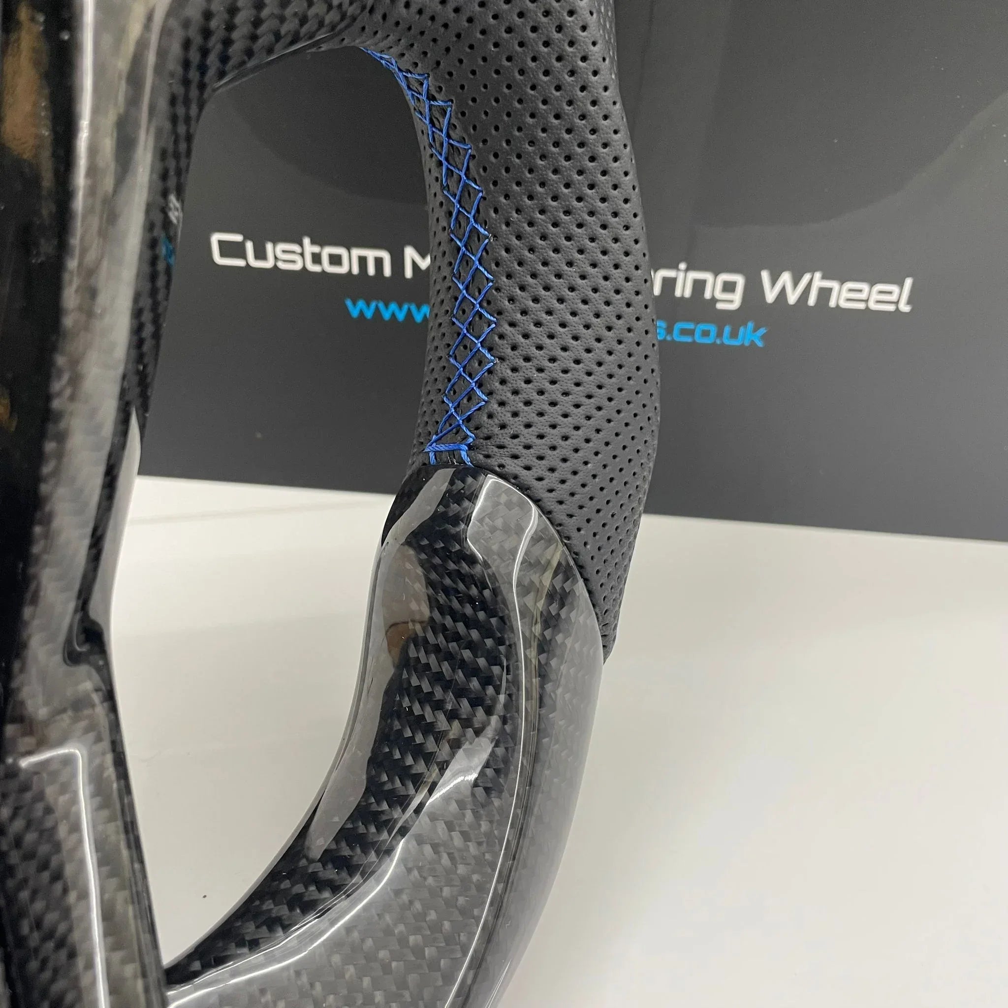 Performance Blue stitching