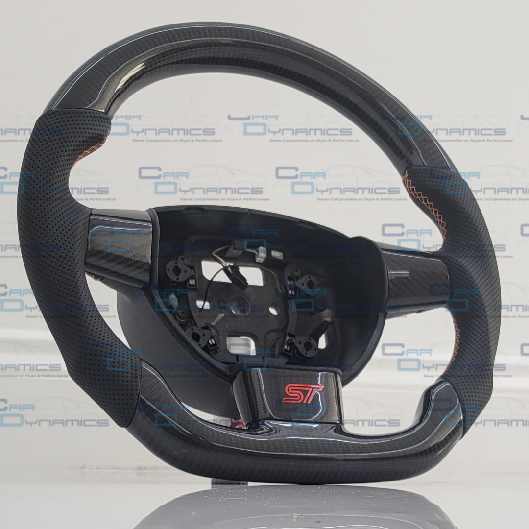 Ford Focus Custom Carbon Fibre & Leather Steering Wheel MK2 2005-2011