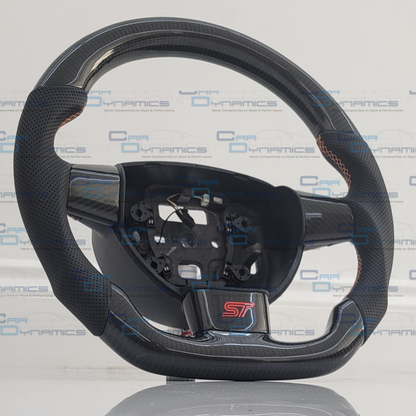 Ford Focus Custom Carbon Fibre & Leather Steering Wheel MK2 2005-2011