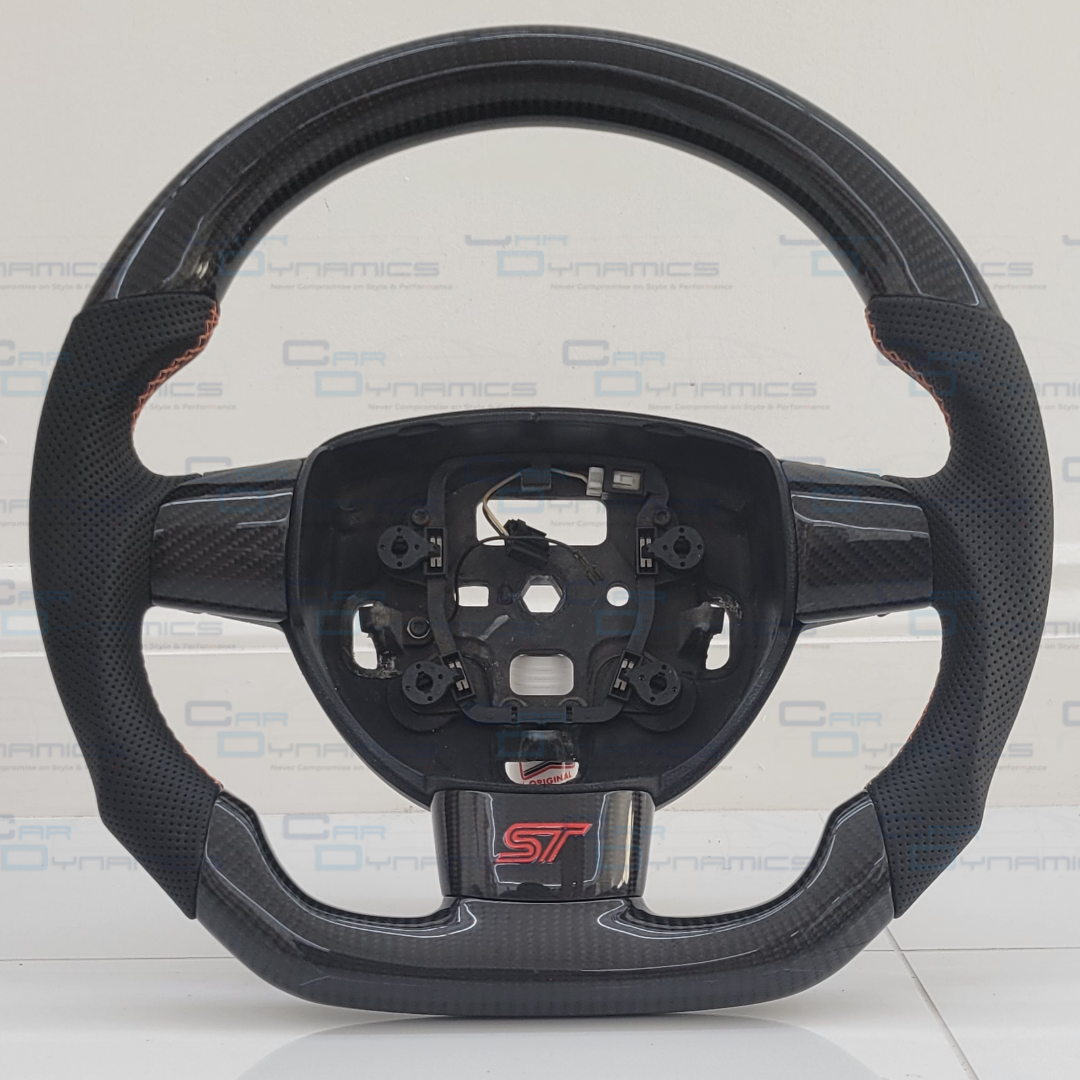 Ford Focus Custom Carbon Fibre & Leather Steering Wheel MK2 2005-2011