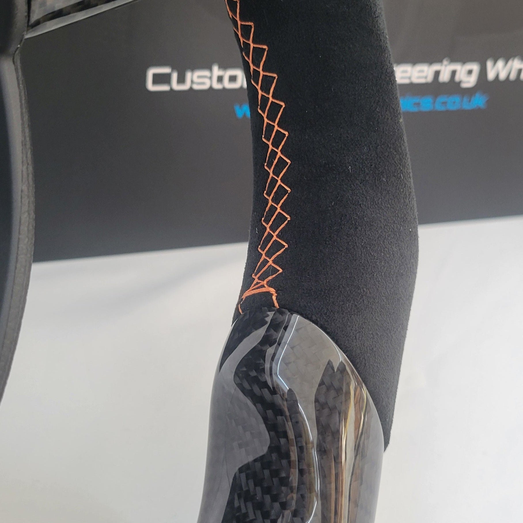Electric Orange stitching