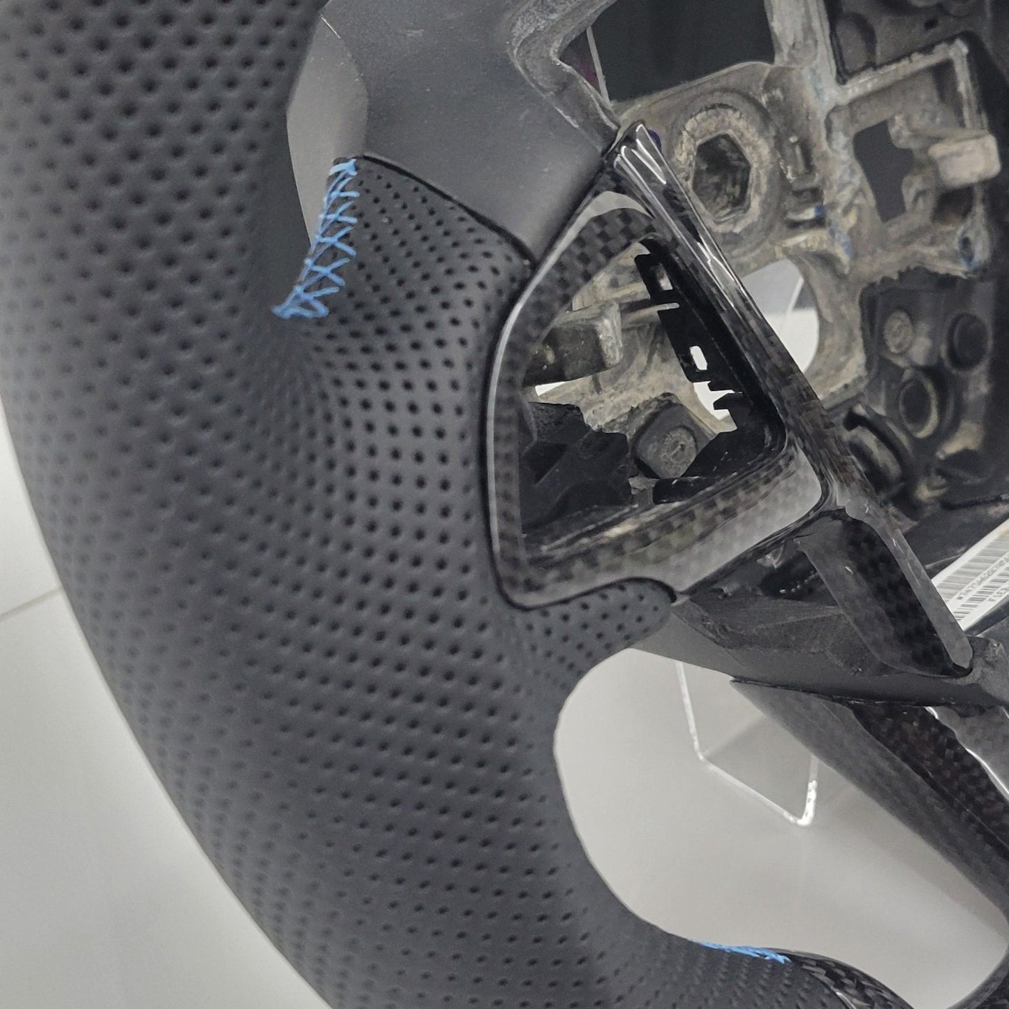 Ford Focus RS Custom Carbon Fibre Steering Wheel | Nitrous Blue Edition | MK3
