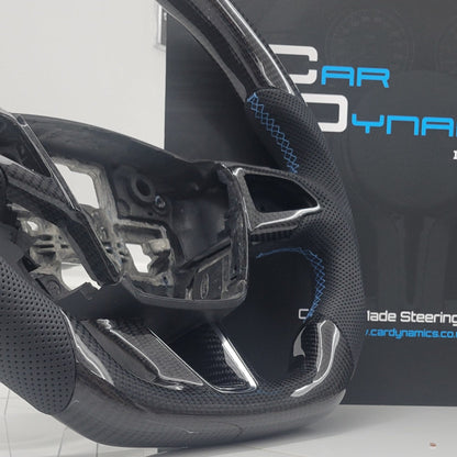 Ford Focus RS Custom Carbon Fibre Steering Wheel | Nitrous Blue Edition | MK3