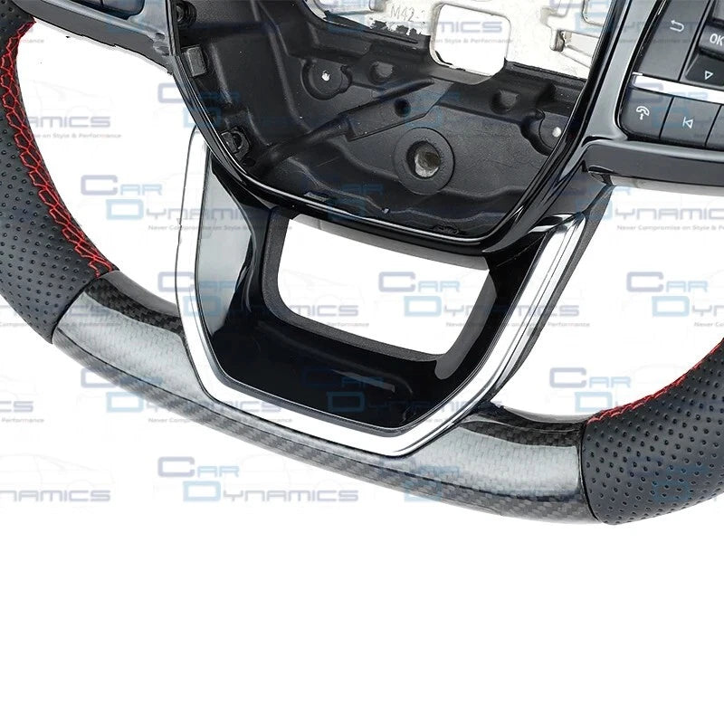 Ford Transit Custom Steering Wheel MK8 Carbon Fibre Leather Core