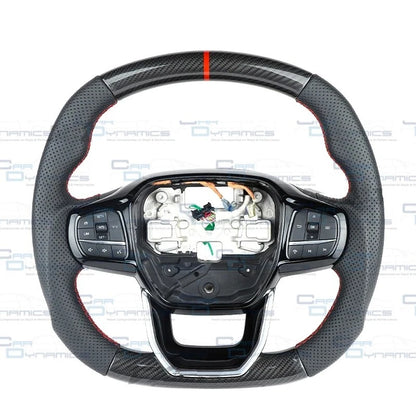 Ford Transit Custom Steering Wheel MK8 Carbon Fibre Leather Core