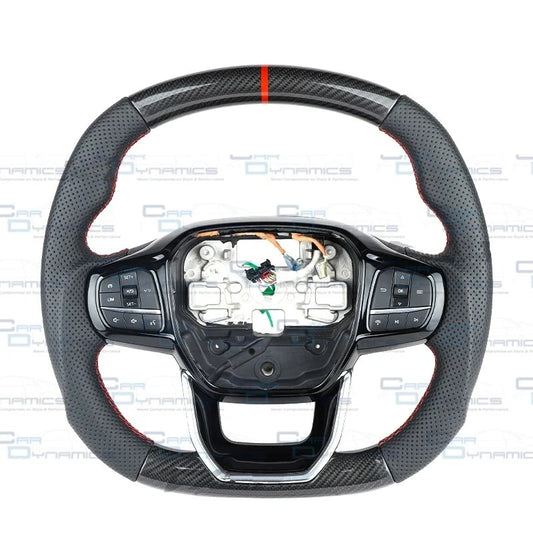 Ford Transit Custom Steering Wheel MK8 Carbon Fibre Leather Core