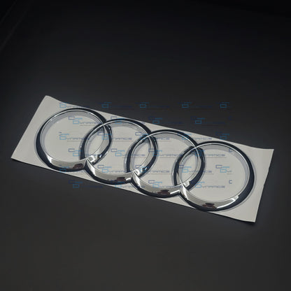 Front Grille & Rear Badge Chrome | Replacement For Various Audi Models