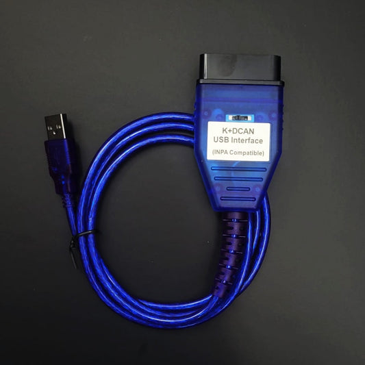 K+DCAN Blue Cable For OBD Diagnostics INPA & ISTA Compatible Cable