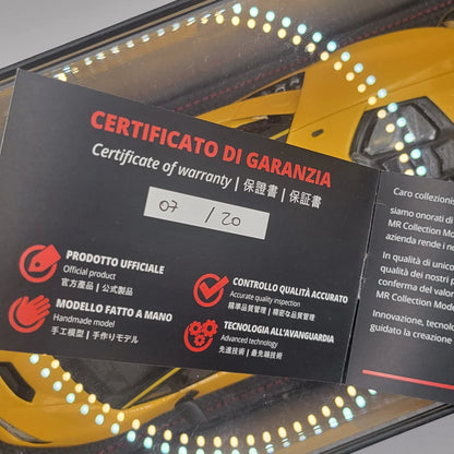 MRCollection118LamborghiniCentenarioCoupeGialloOrionGlossyCarbonLAMBO023MR04LimitedEdition0720cardynamics_3 - Car Dynamics 