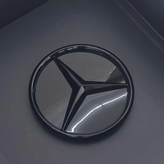 Mercedes W205/C205 Front Grill Badge | Schwarz Black Edition