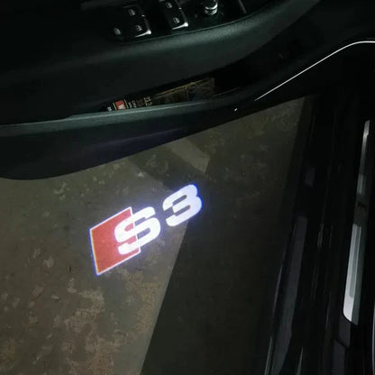 S3 Logo LED Puddle Lights Plug and Play | For Audi Models | Core MK1