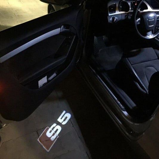 S5 Logo LED Puddle Lights Plug and Play | For Audi Models | Core MK1